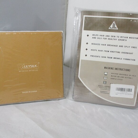 Lot of 2 NIP New Silk Satin  Pillowcases Pillow Cases - Picture 2 of 3